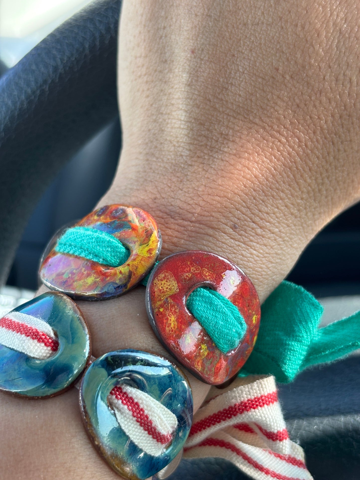 Adjustable Ceramic Bracelets Collection